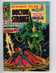 Strange Tales # 162 FN Marvel Comics Nick Fury Agent Shield Dr. Strange JH6