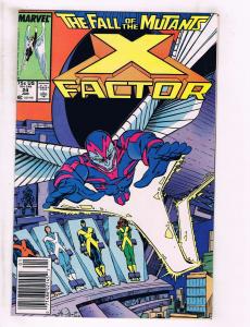 X-Factor # 24 NM 1st Appearance Of Archangel Marvel Comic Book Apocalypse J110