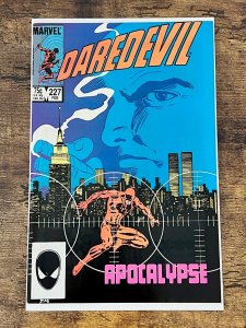 Daredevil #227 Direct Edition (1986). NM-. Miller scripts begin. Kingpin app.