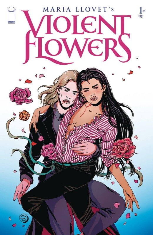 Violent Flowers #1 Image Comics Llovett Roses Variant Cover B PRESALE 9/25/24