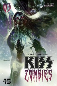 KISS Zombies #3 Cover B Variant Sayger Dynamite Entertainment 2020 EB125