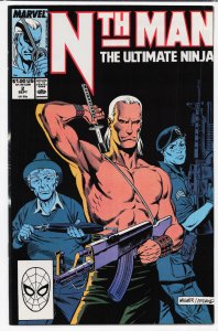 Nth Man the Ultimate Ninja #2 Direct Edition (1989) Nth Man