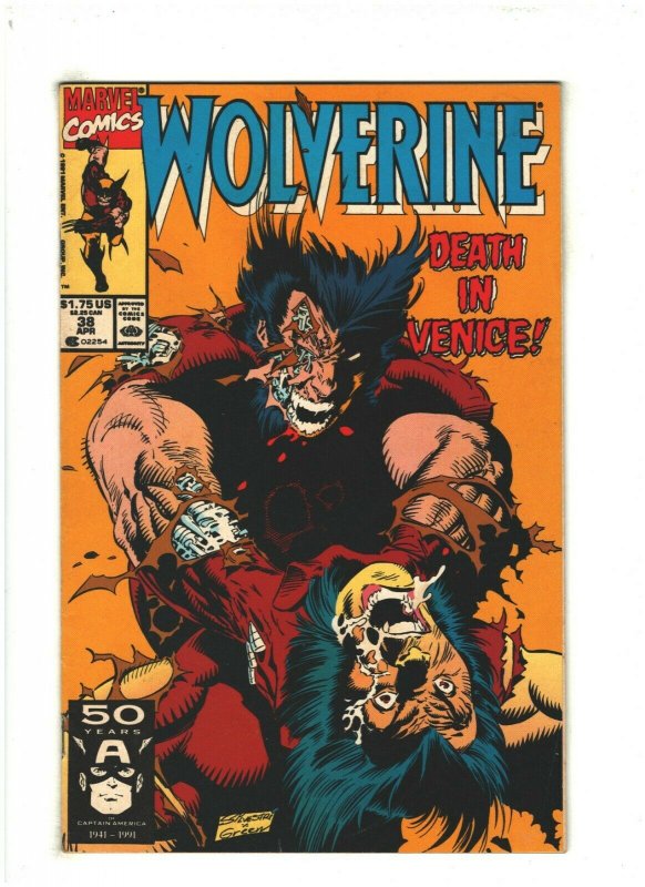 Wolverine #38 VF 8.0 Marvel Comics 1991 Elsie-Dee & Albert