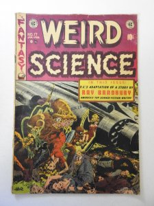 Weird Science #17 (1953) VG Condition cover detached bottom staple