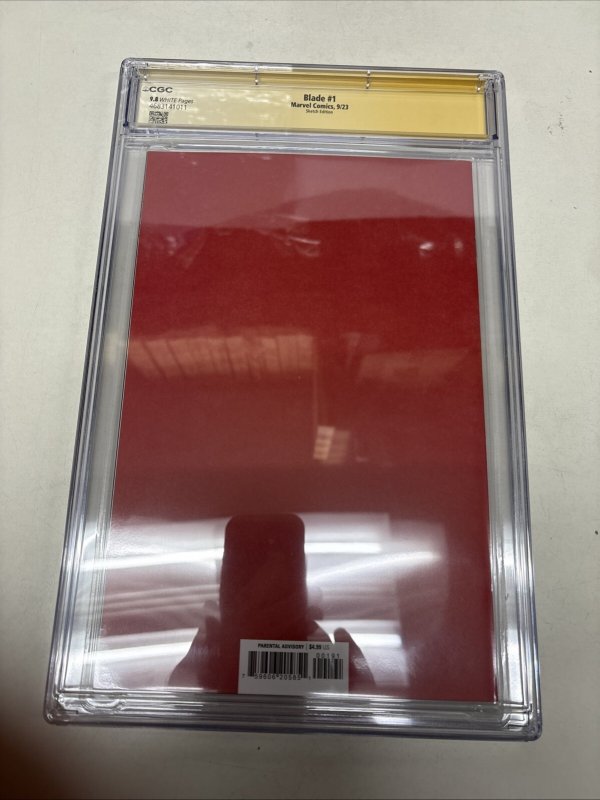 Blade (2023) # 1 (CGC 9.8 SS) Signed & Sketch Tim Vigil