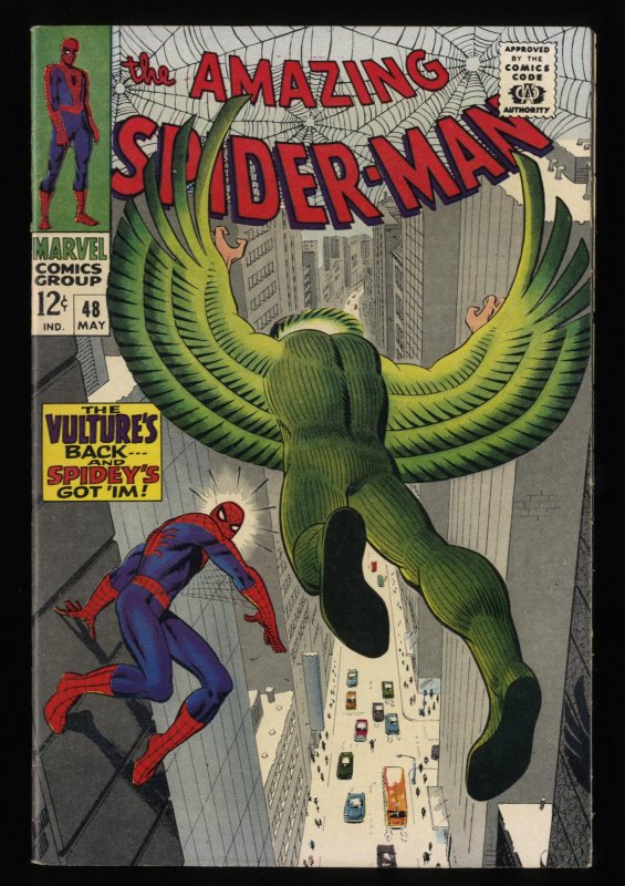 Amazing Spider-Man #48 VF- 7.5 New Vulture!