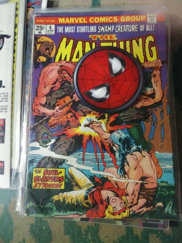  MAN THING # 6 1974 MARVEL VALUE STAMP # 55 INTACT HORROR SWAMP CREATURE