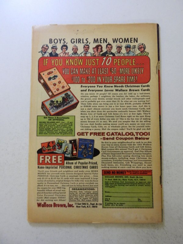 Strange Tales #136 (1965) FN- condition stain back cover