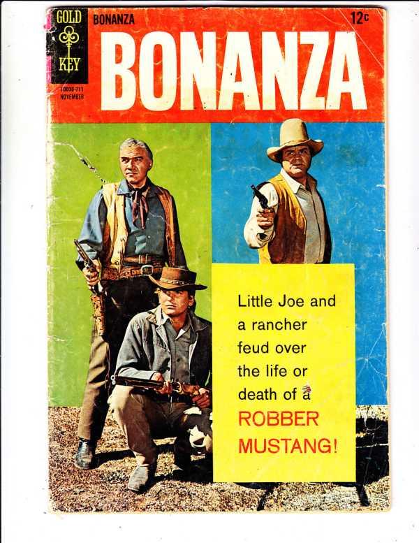 Bonanza #26 (Nov-67) GD Affordable-Grade Lorne Green, Michael Landon, Dan Blo...