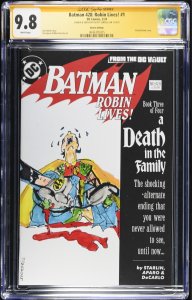 Batman 428 : Robin lives ! (2024) # 1 (CGC 9.8 SS)Signed & Sketch Scott Lobdell