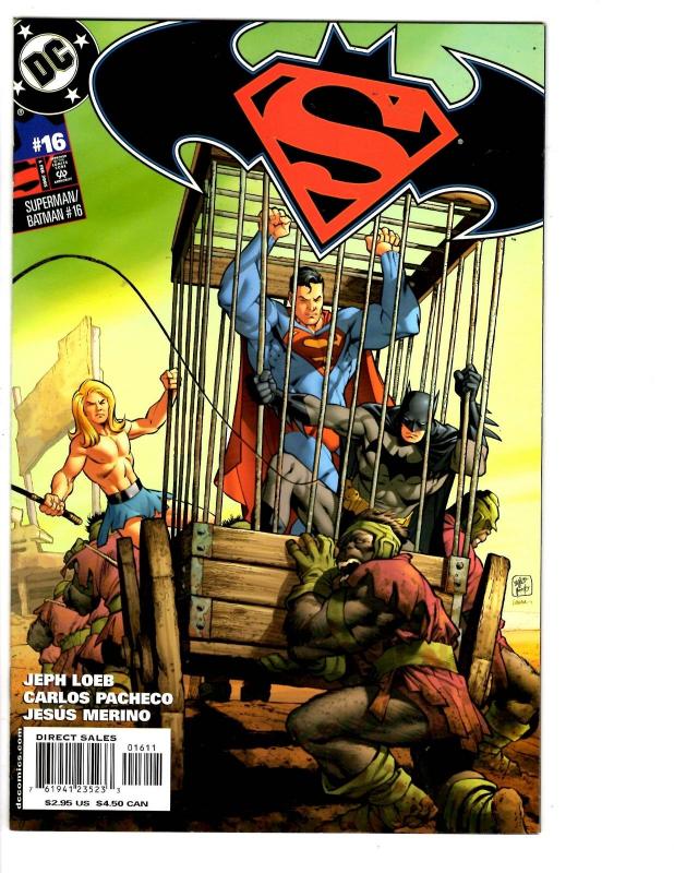 3 Superman/Batman DC Comic Books #16 17 18 1st Supergirl Ra's al Ghul BH24