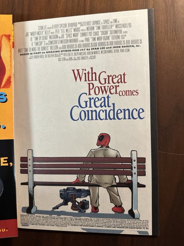 Deadpool #11 VF Direct Ed. Amazing Fantasy 15 Homage (Marvel 1997)