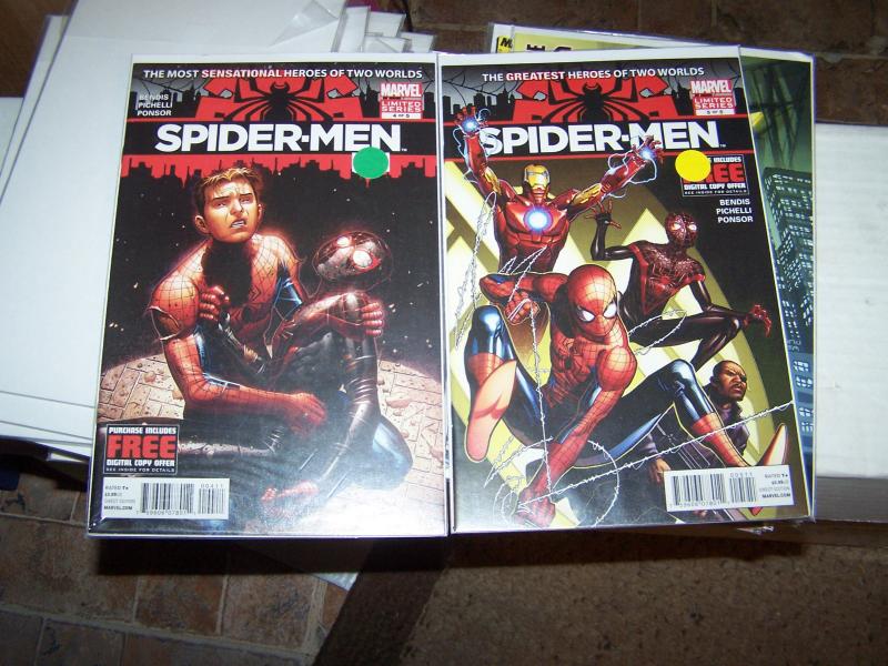 spider-men # 4,5  miles morales peter parker mini series