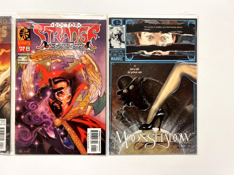 3 Marvel Comics Moon Shadow# 10 + Doctor Strange# 1 + Formic Wars# 4 6 JS14