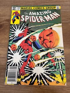 Amazing Spider-Man # 244 VF/NM Marvel Comic Book Goblin Kingpin Mary Jane 3 J438