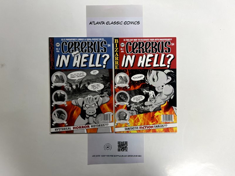 2 Cerebus in Hell Indie Comic Books # 1 2 39 JS24