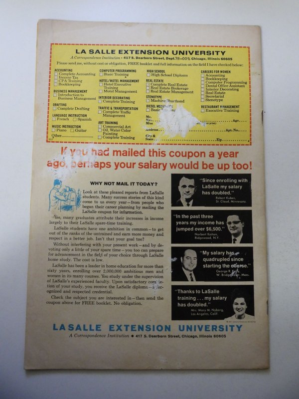 Adventure into Fear #9 (1972) VG Condition paint on bc