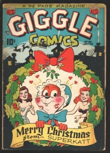 Goggle #69 1950-ACG-Superkatt Christmas cover. -Spencer Spook appears-Wacky h...