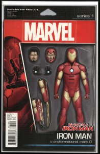 Invincible Iron Man #1 Christopher Cover (2015) Iron Man