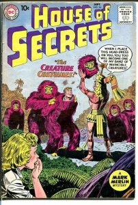 HOUSE OF SECRETS #36 1960-mark merlin-DC COMICS VG