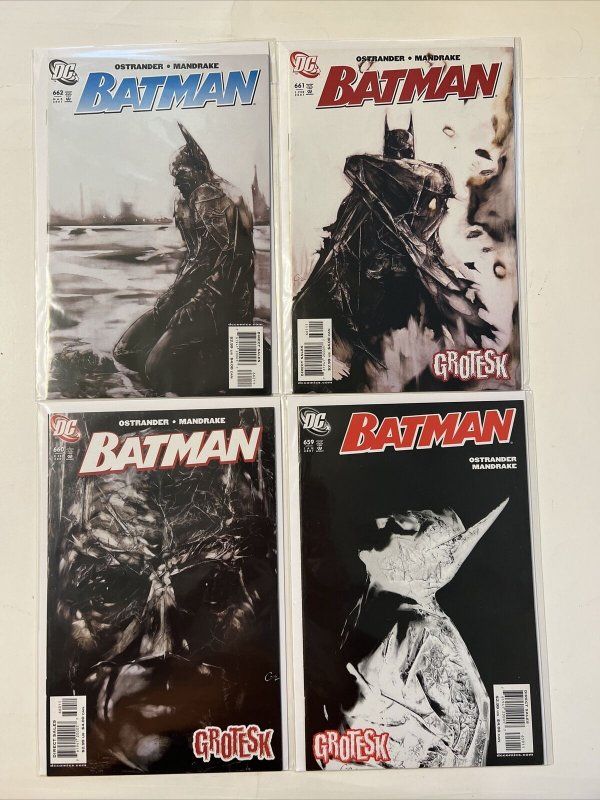 Batman vol. 1 (DC, 2007) #659-662, Grotesk 1-4, NM, Ostrander, Mandrake 