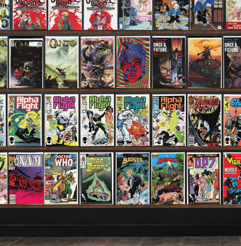 Huge Lot 150+ Comics with Rumble, Fantastic Four, Alpha Flight & More!