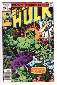 Incredible Hulk #224 - The Leader (Marvel, 1978) - VF/NM