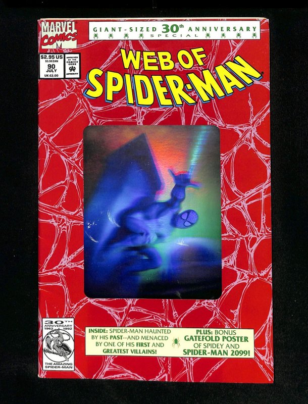 Web of Spider-Man #90 Hologram Cover!