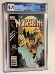 Wolverine Saga 1 cgc 9.4 marvel 1989