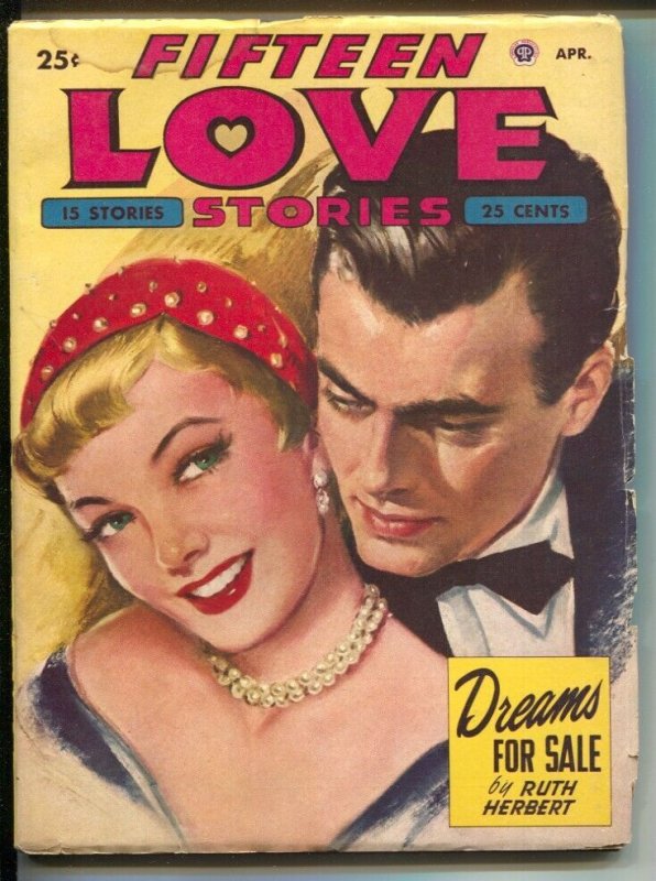 Fifteen Love Stories 4/1950-Popular-Ruth Herbert-Hope Campbell-Ruth Brown-VG