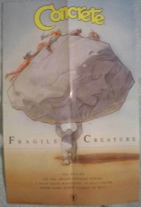 CONCRETE : FRAGILE CREATURES Promo poster, 1991, Unused, more in our store