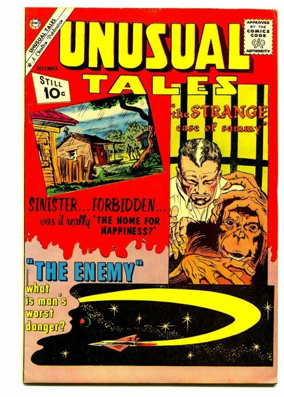 UNUSUAL TALES #31 1961- DITKO MONKEY COVER- FN/VF