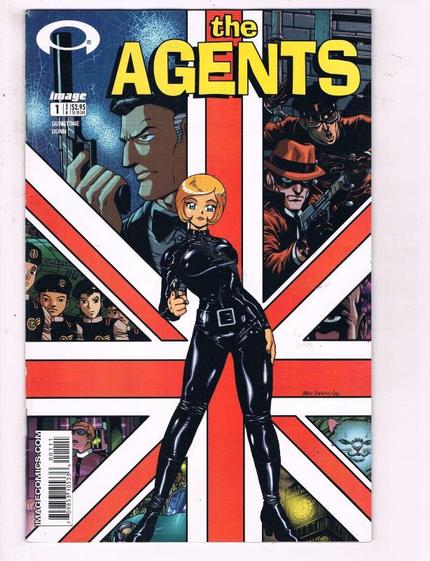 The Agents # 1 VF 1st Print Image Comic Book Gunstone Dunn Series British JH8