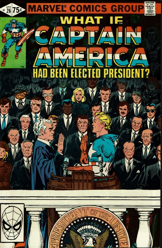 What If... #26 - VF/NM - Captain America had been Elected President?