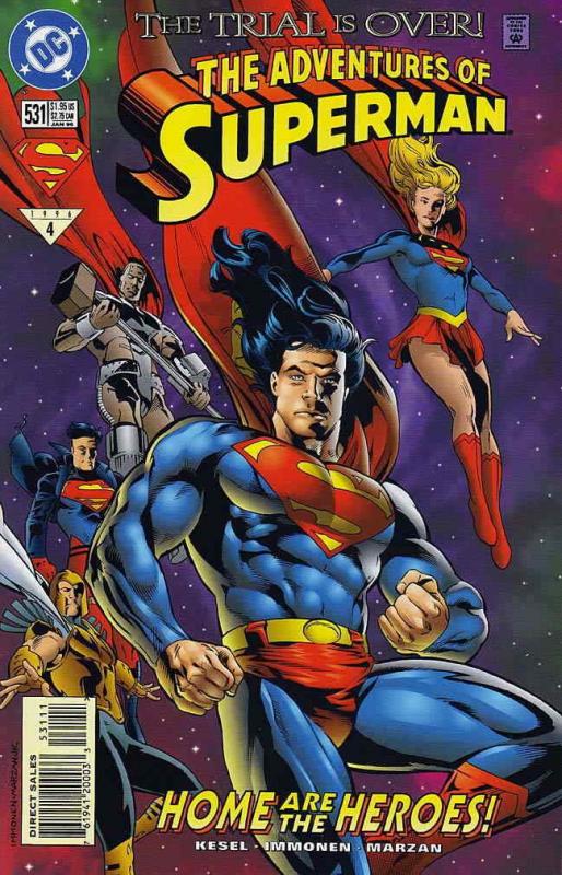 Adventures of Superman #531 VF; DC | save on shipping - details inside