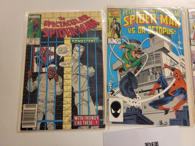 3 Spectacular Spider-Man Marvel Comics #123 124 151 81 SM9