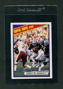 1984 Topps #9 Super Bowl XVIII (MINT) / Marcus Allen