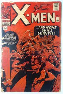 The X-Men #17 (1.0, 1966) Detached Cover