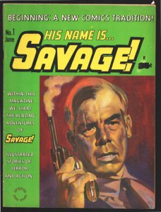 His Name Is Savage!#1-1968-First Issue-Lee Marvin cover-Early Graphic Novel f...