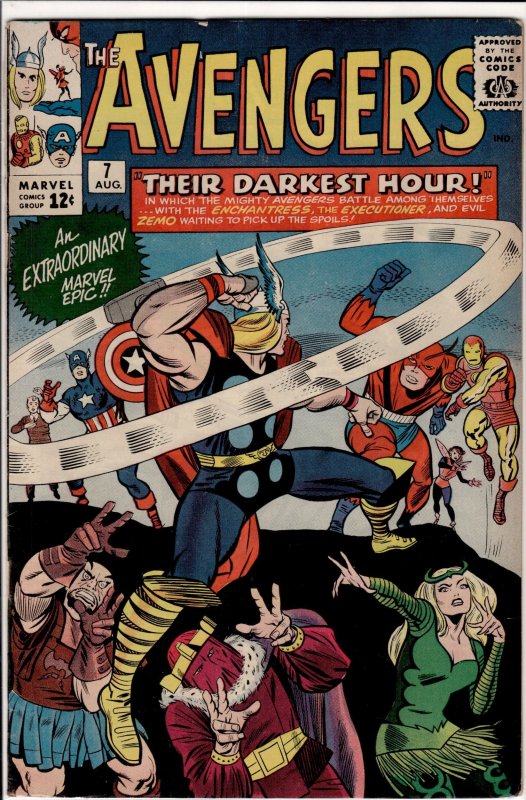 The Avengers #7 (1964) see description