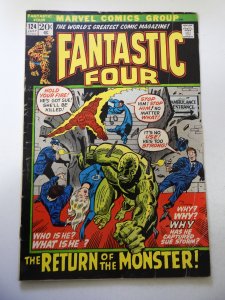 Fantastic Four #124 (1972) VG Condition ink fc
