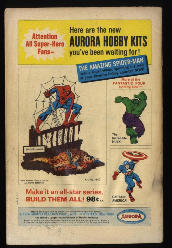 Fantastic Four #60 GD 2.0 Marvel Comics Doctor Doom!