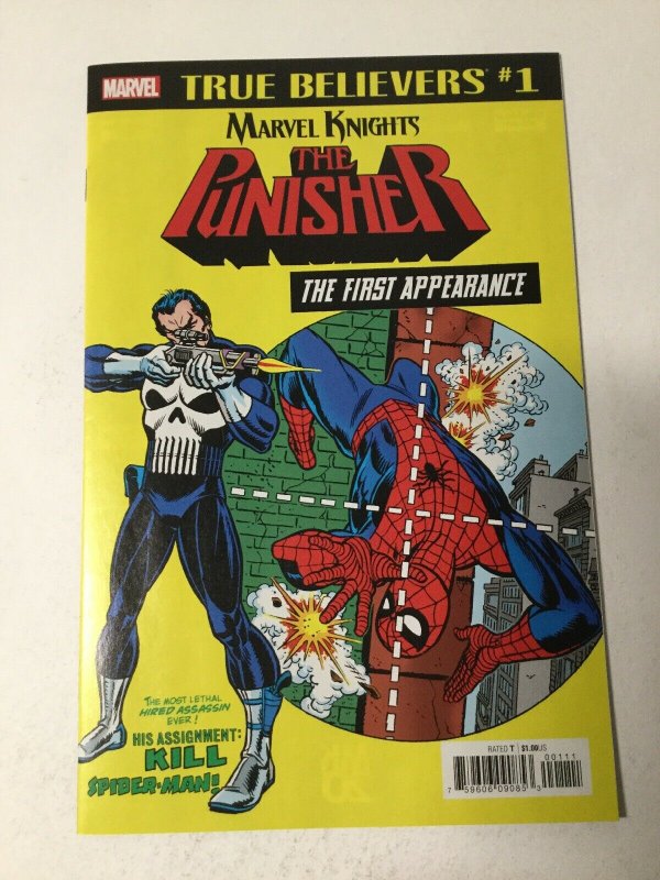 True Believers: Punisher First Appearance Marvel Knights Nm Near Mint Marvel