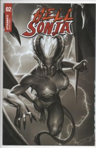 HELL SONJA #2 G, NM, 2022, Red, Yoon, Dynamite
