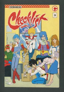 Comico Checklist Promotional Flyer #3  / Robotech / 1986