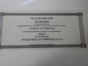 Vengeance of Vampirella #1 Signed by Buzz W/ COA!