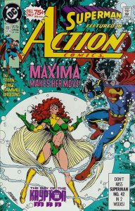 Action Comics #651 VF ; DC | Day of the Krypton Man 3 Superman Maxima