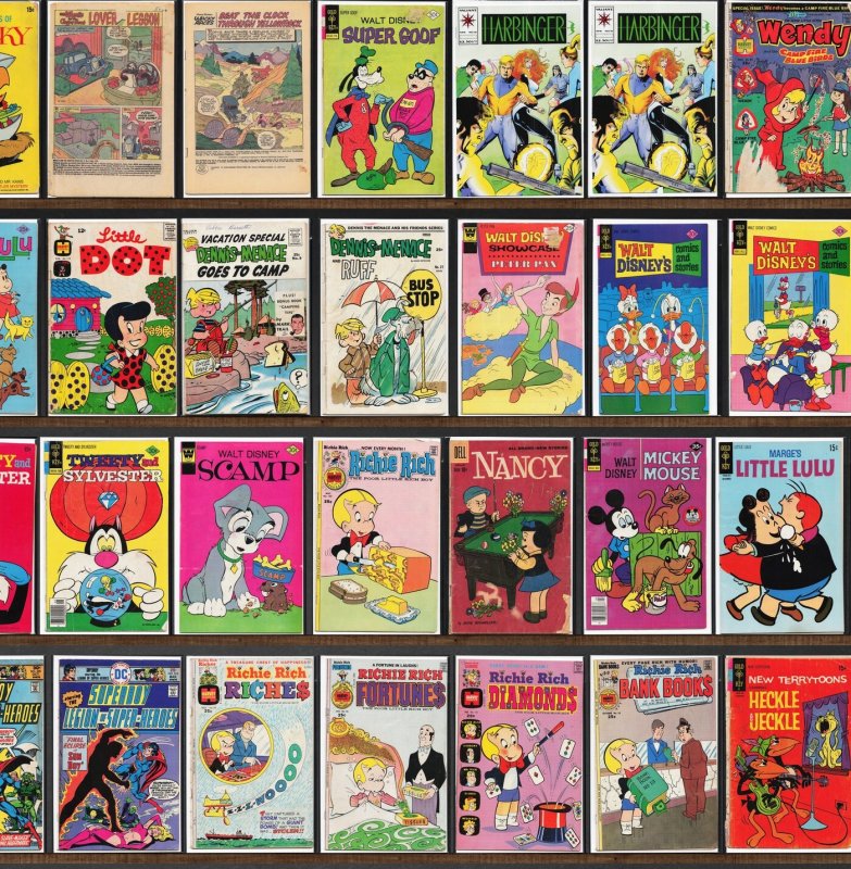 Huge Lot 120+ Comics with Tweety And Sylvester, Little Lulu & More!
