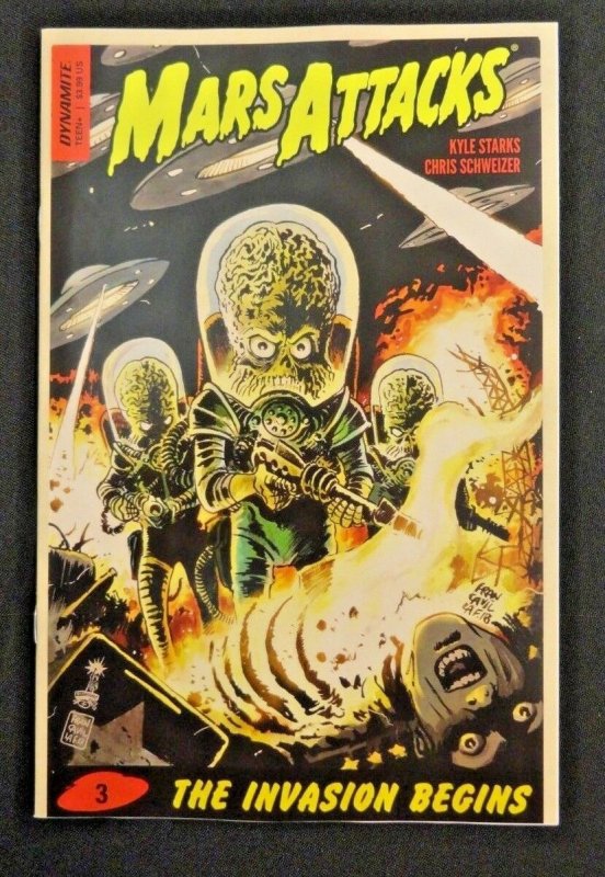 MARS ATTACKS #3 COVER A - THE INVASION BEGINS FRANCAVILLA