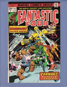 Fantastic Four #157 FN/VF Dr Doom Silver Surfer Marvel 1975